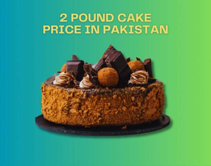 2 Pound Cake price of different brands in Pakistan