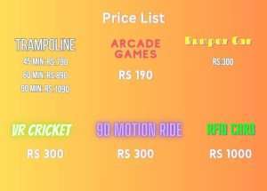 We Jump Games Price List