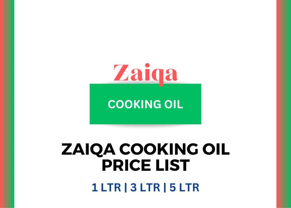 Zaiqa Cooking Oil Price in Pakistan