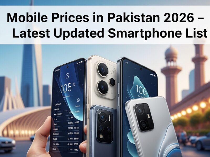 Mobile Prices in Pakistan 2026 – Latest Updated Smartphone List