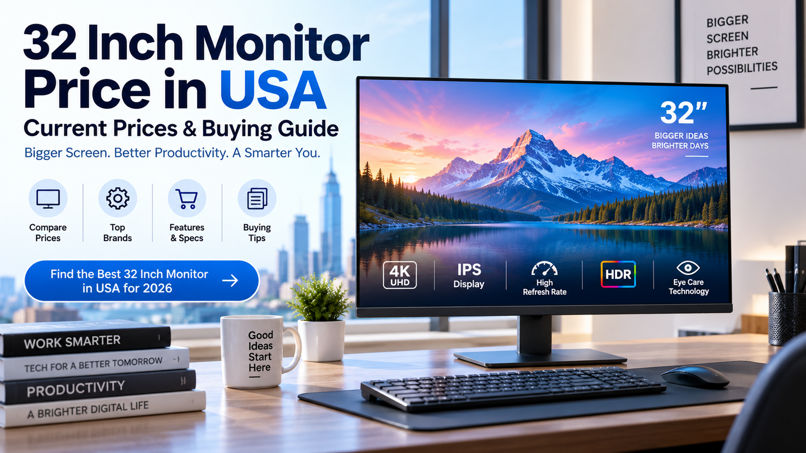 32 Inch Monitor Price in USA: Current Prices & Buying Guide