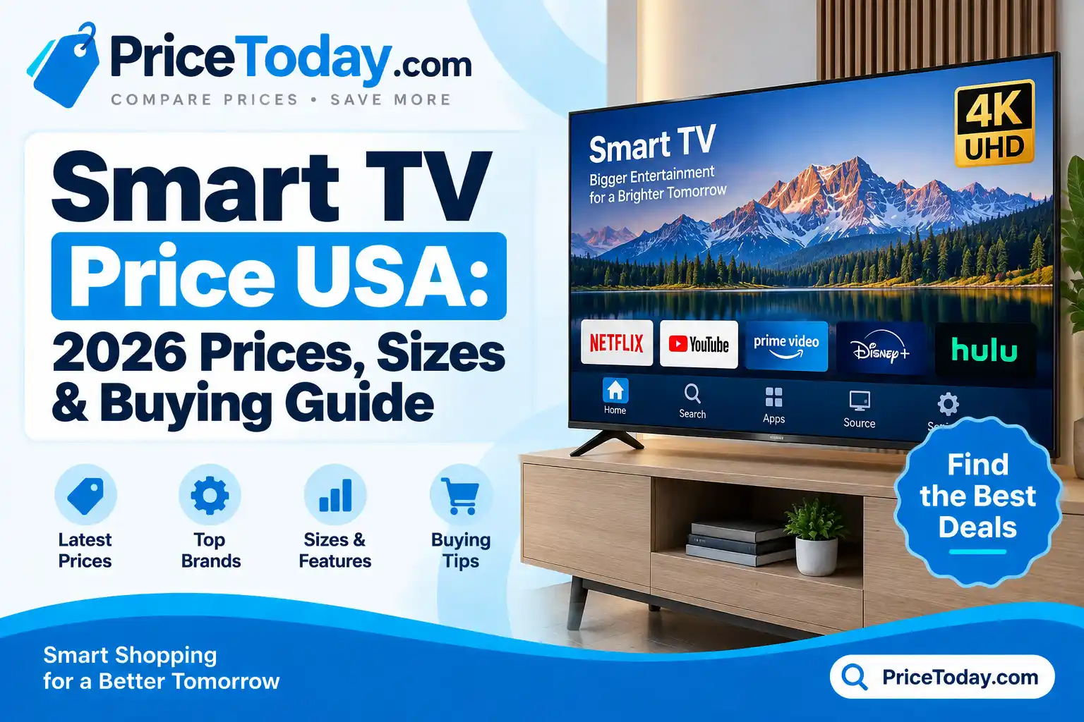 Smart TV Price USA: 2026 Prices, Sizes & Buying Guide