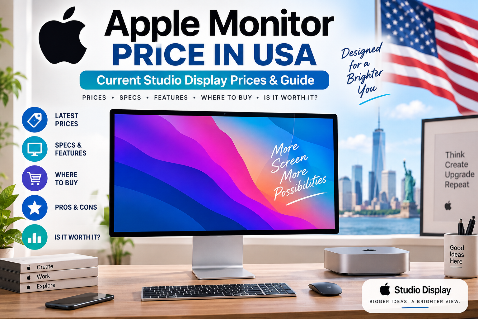 Apple Monitor Price in USA: Current Studio Display Prices & Guide