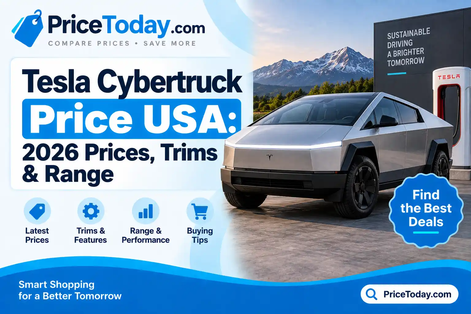 Tesla Cybertruck Price USA: 2026 Prices, Trims & Range