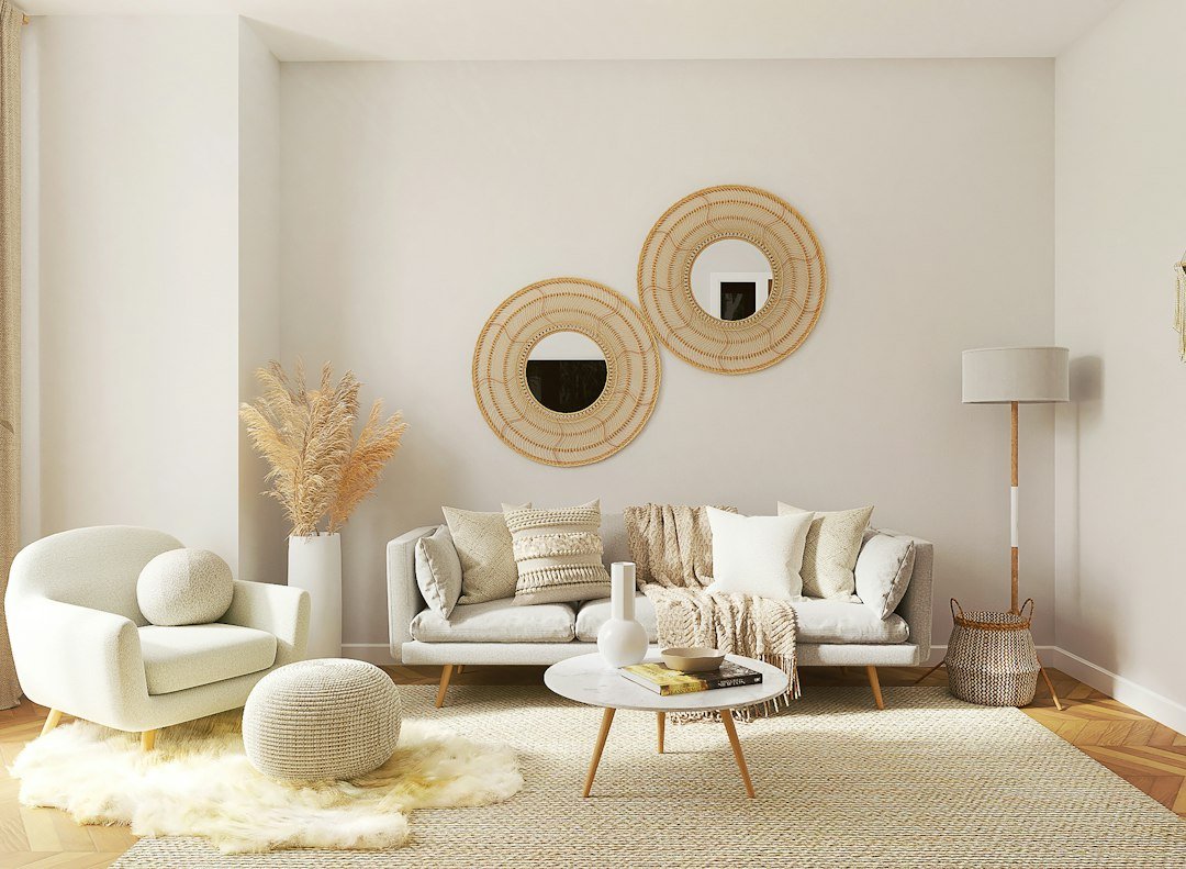 Modern living room furniture representing U.S. furniture prices