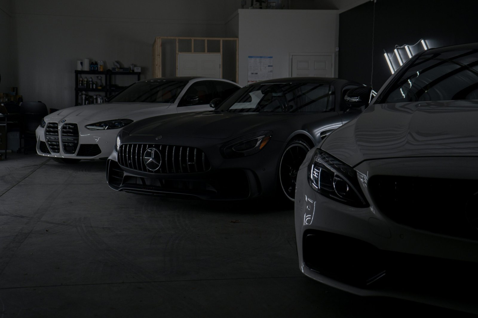 New cars displayed at a U.S. dealership