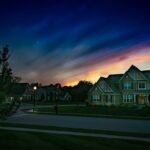American suburban homes representing U.S. house prices