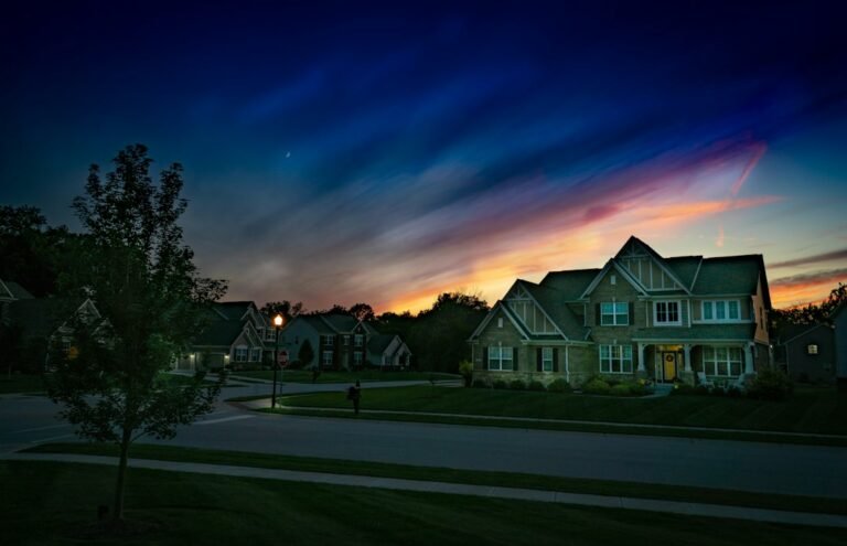American suburban homes representing U.S. house prices